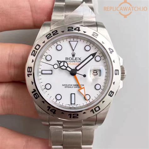 rolex oyster perpetual date explorer ii replica|rolex explorer 2 white dial.